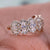 Oval wedding band with Lab Grown Diamonds.