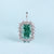 Radiant cut moissanite pendant offers exceptional brilliance and modern elegance.