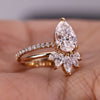 Crown Style Wedding Band adds a regal touch to your set.