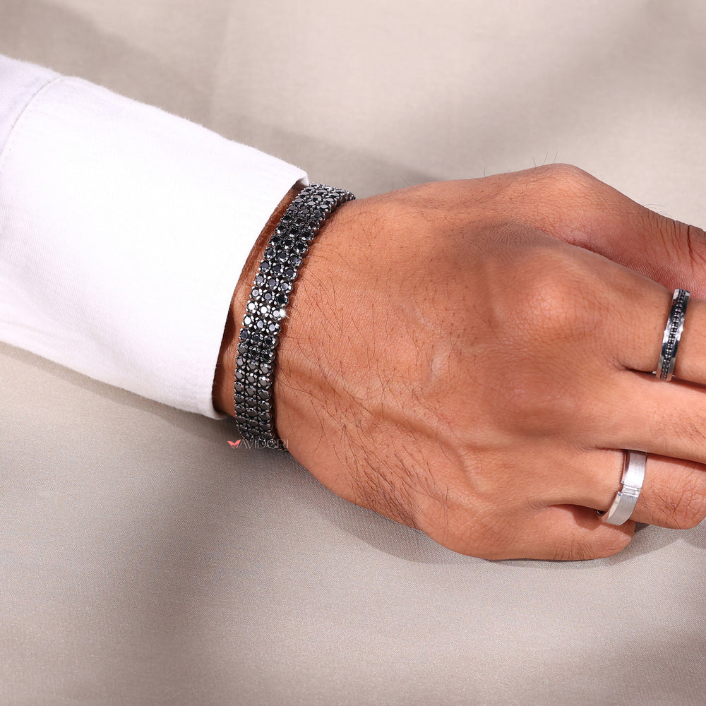 black moissanite bracelet designer bracelets avideri bracelet round moissanite tennis bracelet

