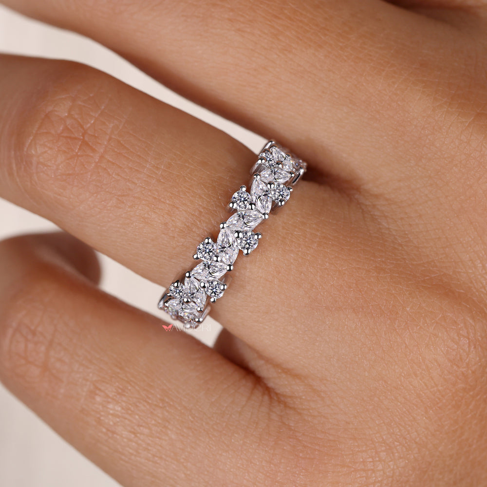 Custom wedding band crafted to your personal style.
