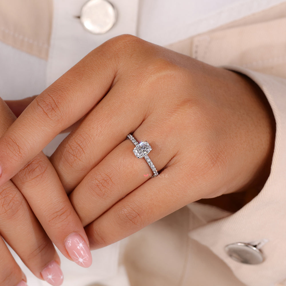 Classic cushion cut ring crafted for special occasions
