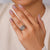 Jacket Enhancer Ring complements the main bridal set with style.