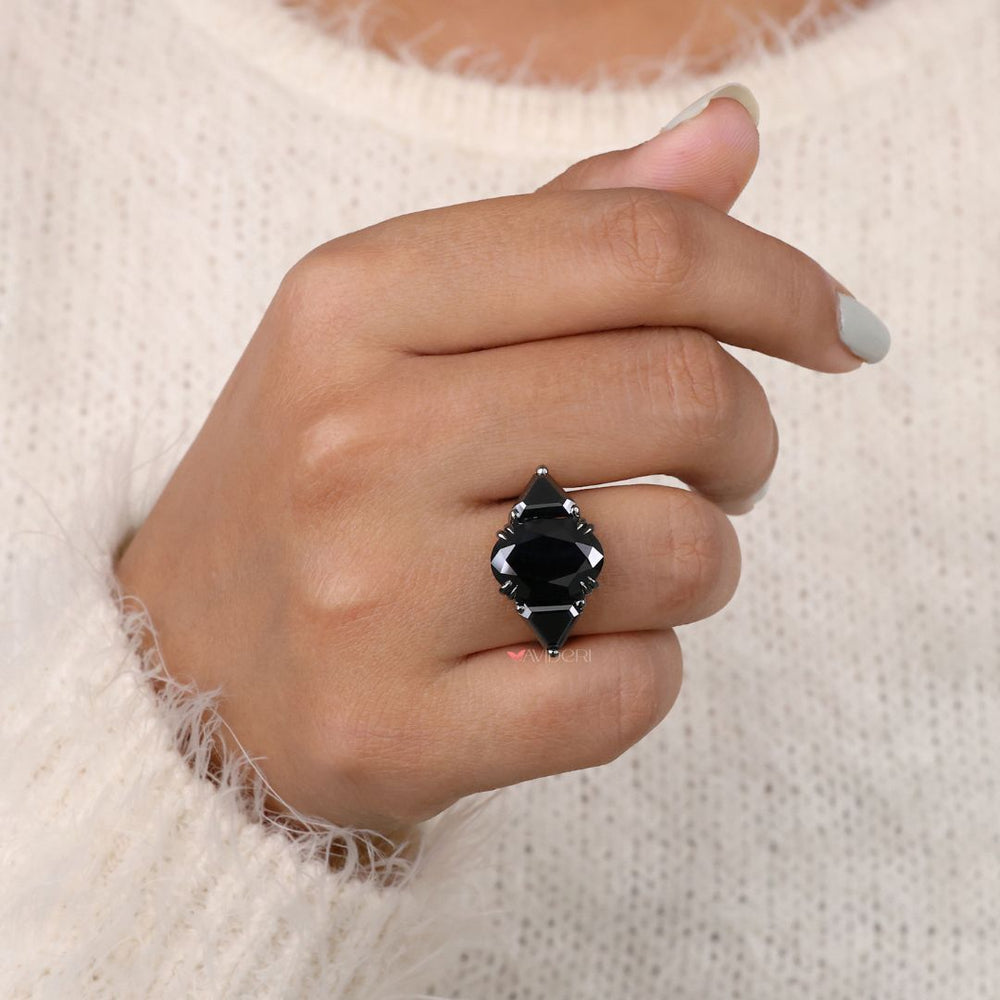 Modern Triangle ring crafted for those who love unique styles.
