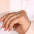 Classic radiant cut ring in a sleek setting
