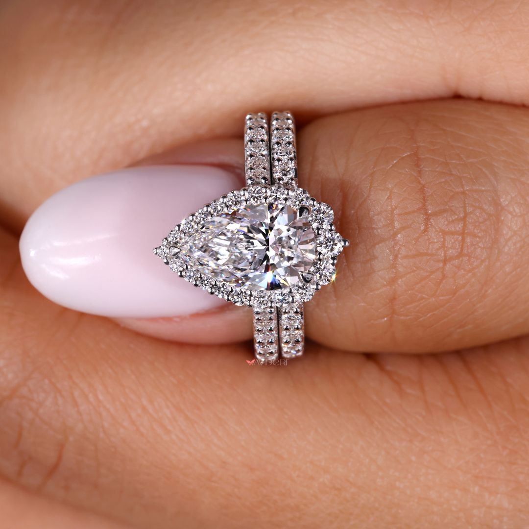 Baguette eternity band, full eternity band, moissanite wedding band
