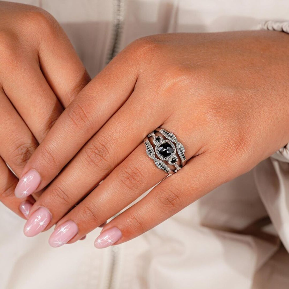Bridal set wedding rings crafted for everlasting elegance and love.