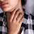 Emerald Cut Hidden Halo Moissanite Ring