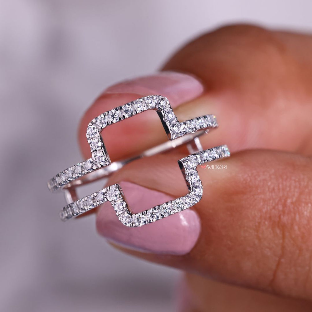 Wrap Guard band enhances the durability of your wedding ring with an elegant protective wrap.
