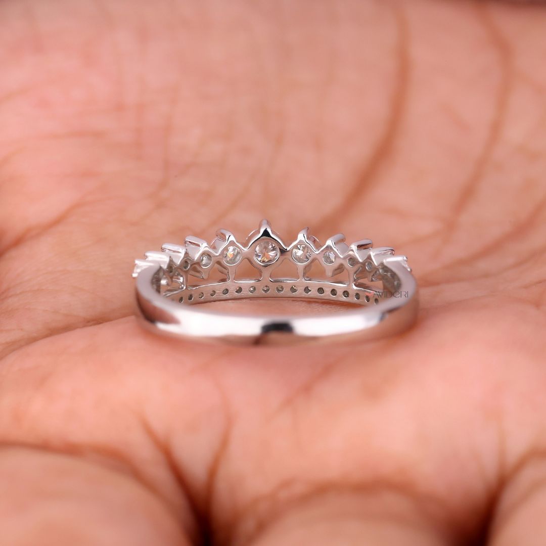 Lab grown diamond ring with brilliant clarity and sparkle.
