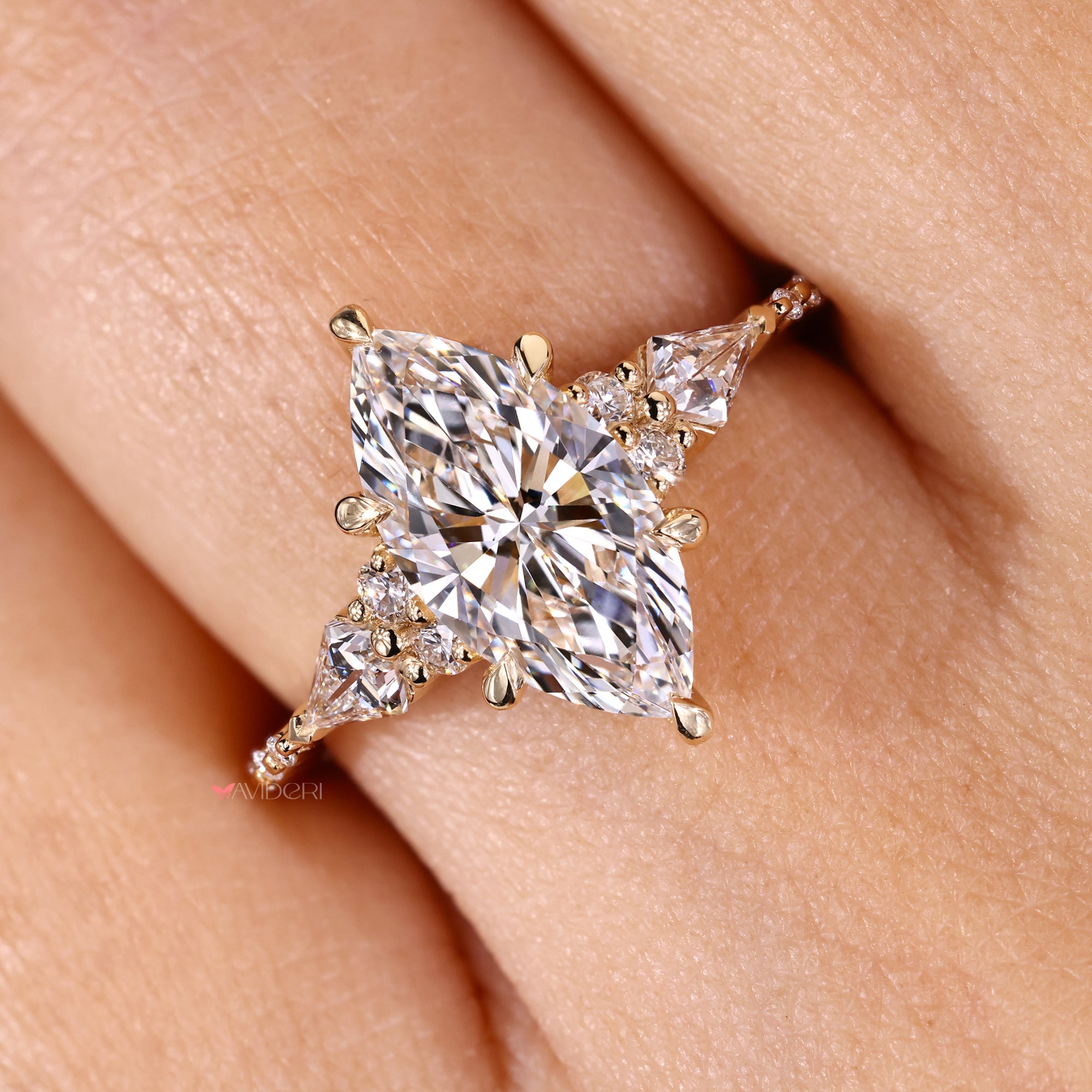 Marquise cut diamond engagement ring on avideri engagement ring.