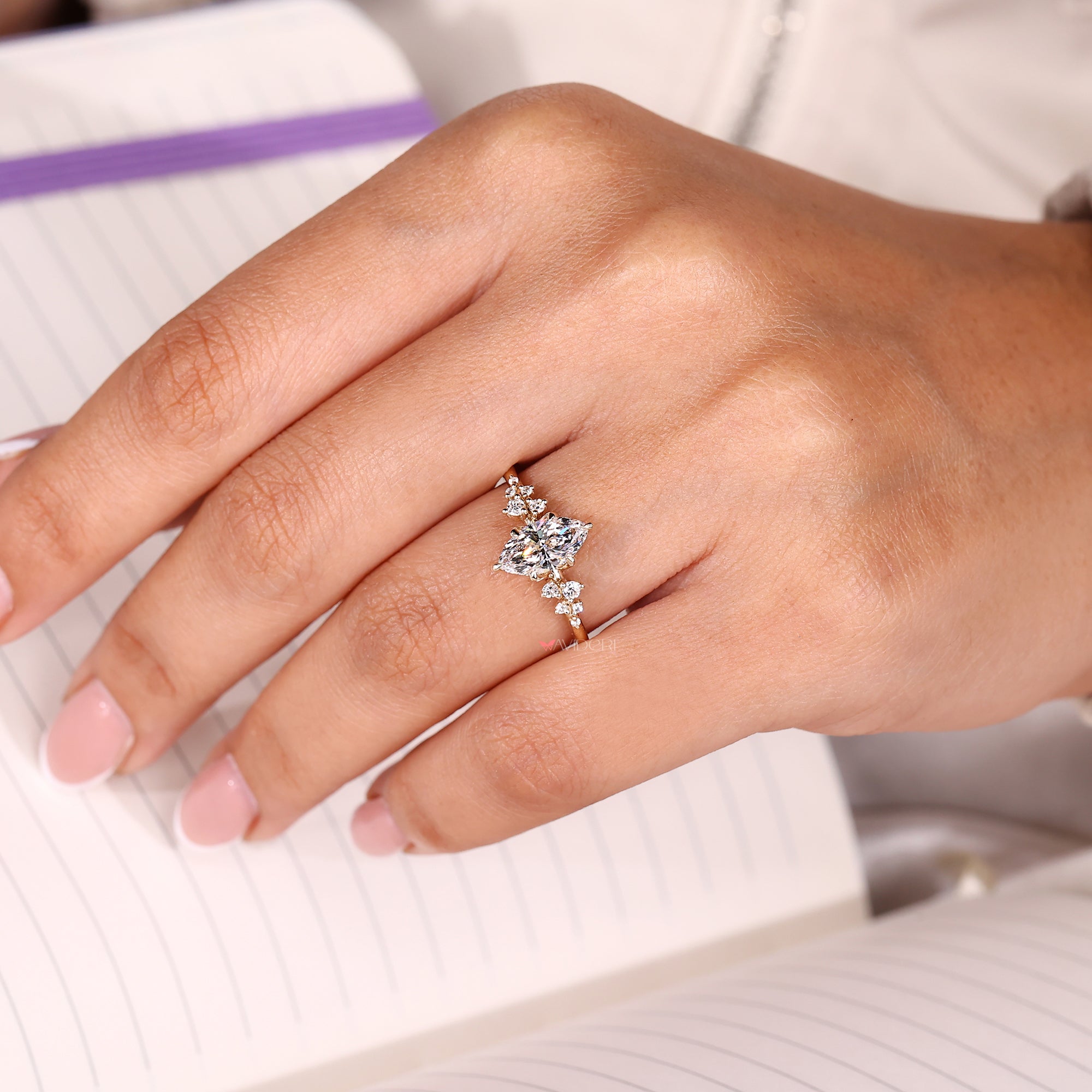 Lab-grown diamond ring with Buy engagement ring.