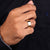Men's Moissanite Wedding Ring featuring a sleek High Polish finish for a modern look.

