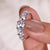 Half eternity band with 7 stone wedding band.