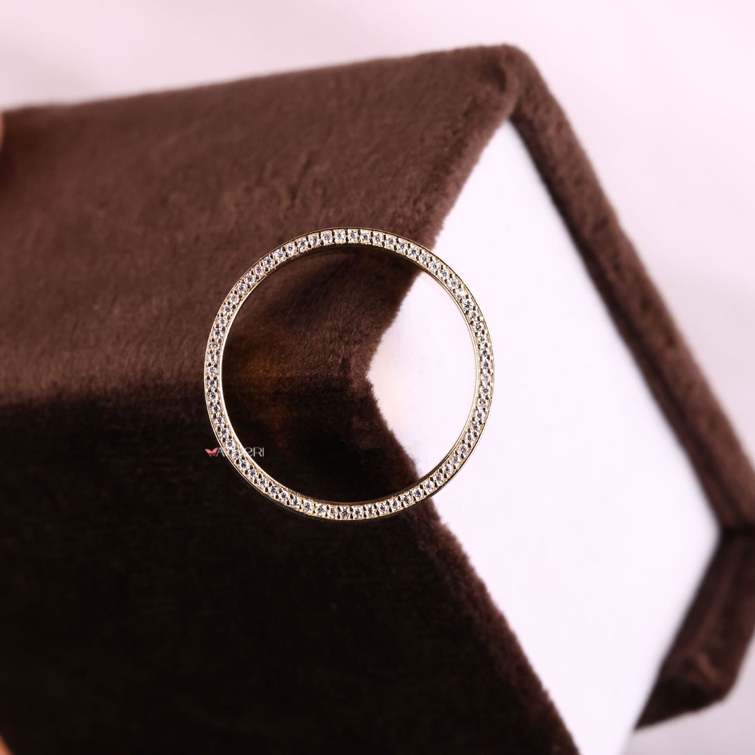 Round Cut Moissanite Wedding Ring in a simple yet refined design for men.


