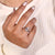 Round Cut Pave Band adds sophistication to the bridal set.
