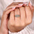 IGI certified Coffin Cut Diamond Ring.
