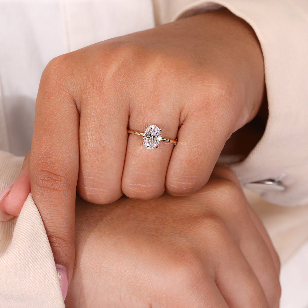 Lab grown diamond, IGI certified, Avideri ring
