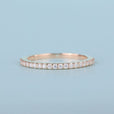 Matching wedding band pairs seamlessly with engagement rings for a cohesive bridal look.
