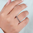 Moissanite Eternity Band, moissanite band, Round Cut Moissanite
