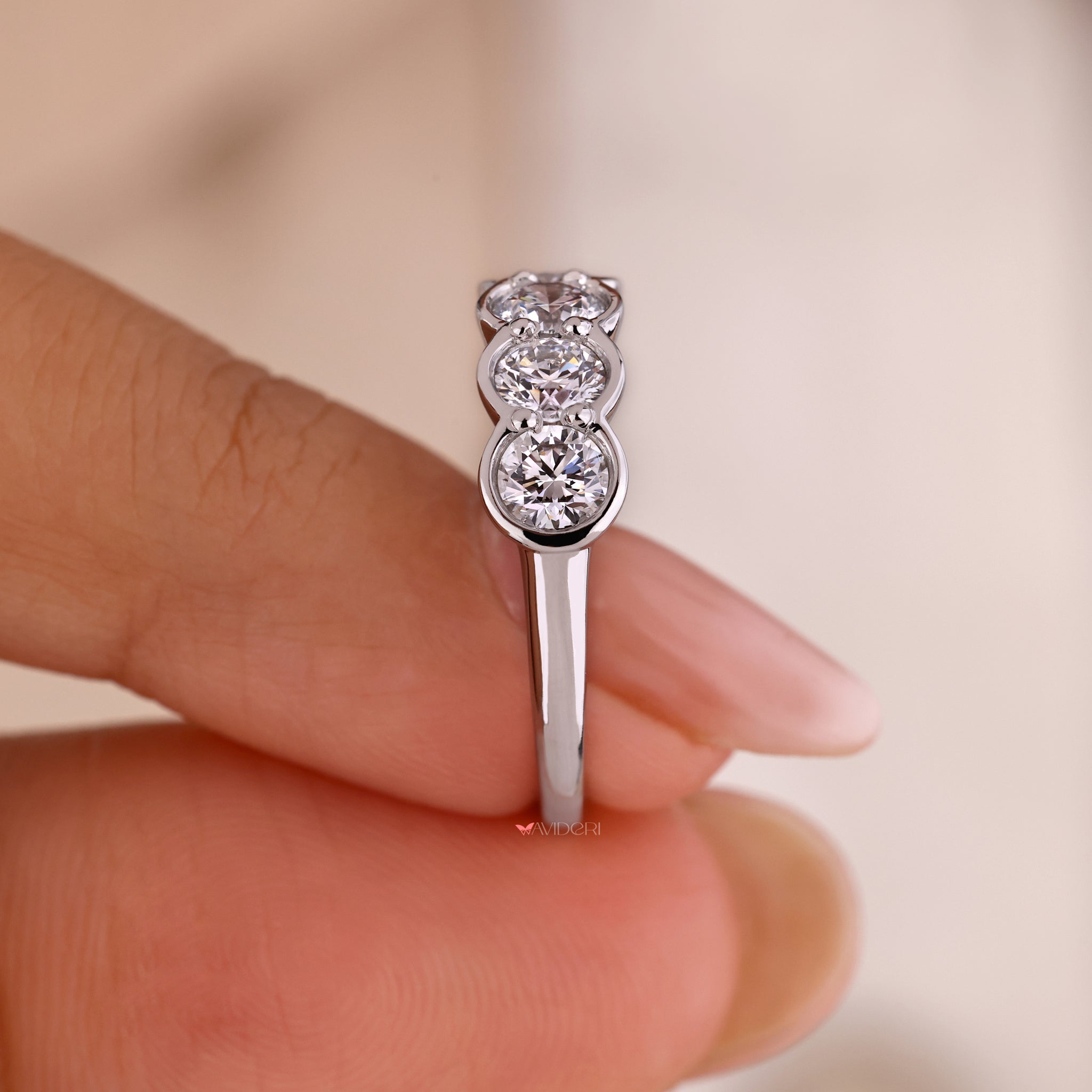 Diamond band wedding ring crafted for elegance.
