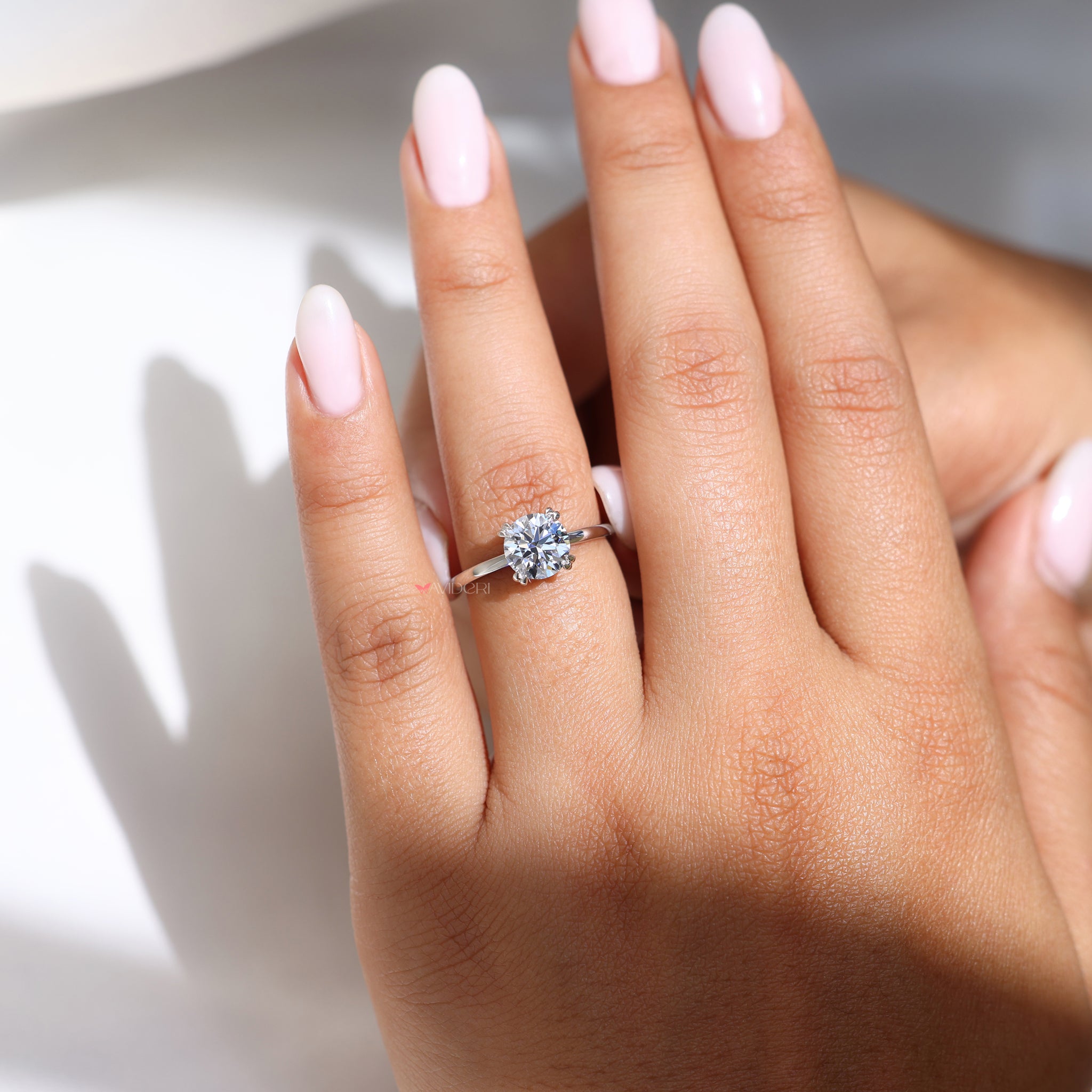 Buy Round Cut Diamond Ring Avideri