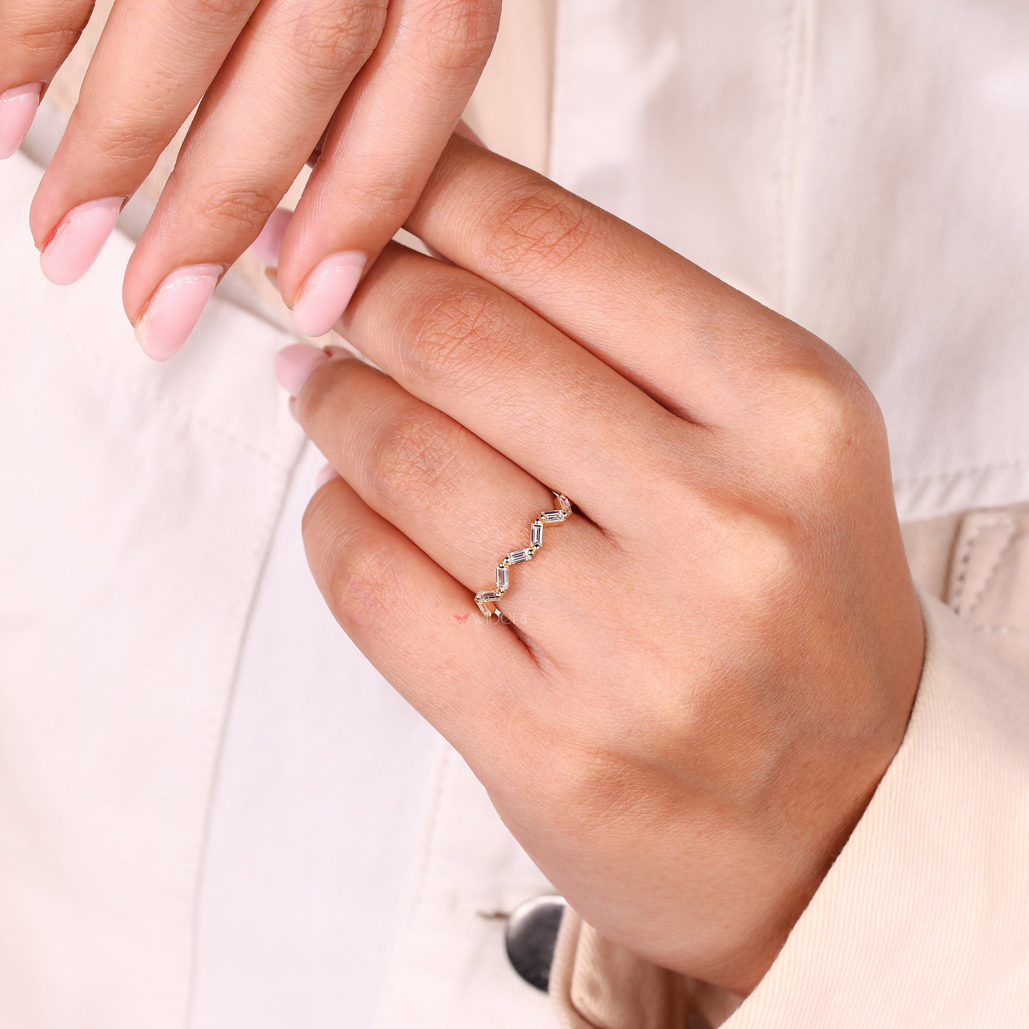Buy a wedding band with custom wedding band.
