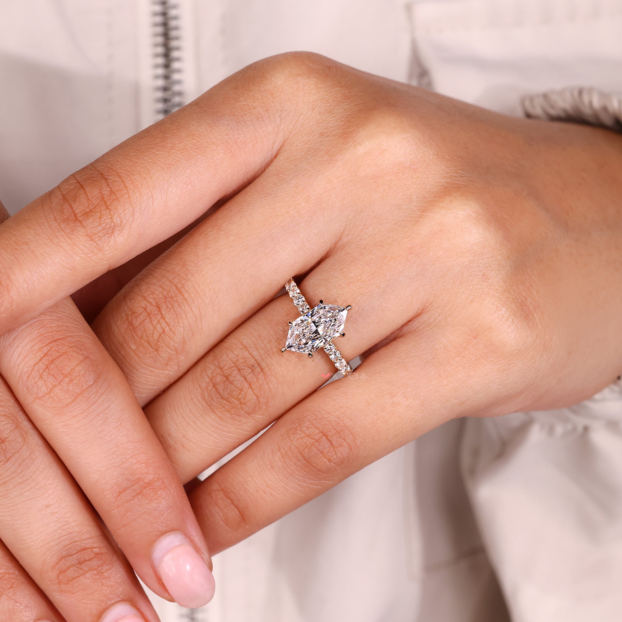 Handmade ring with handmade jewelry.