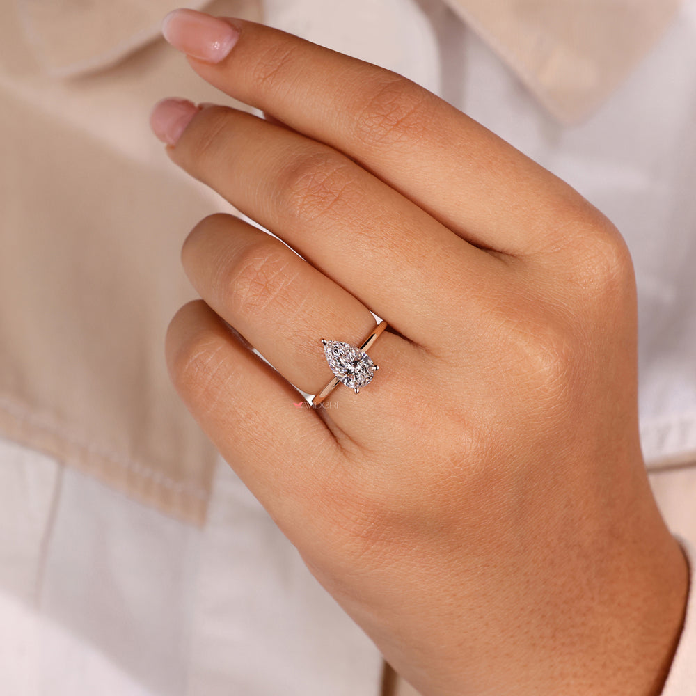 Timeless diamond solitaire ring highlighting flawless craftsmanship.
