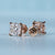 Four prong earrings securely hold the gemstone with elegance.