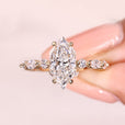 Classic Dutch marquise diamond ring design.
