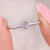 Bezel diamond ring with round diamond solitaire style.
