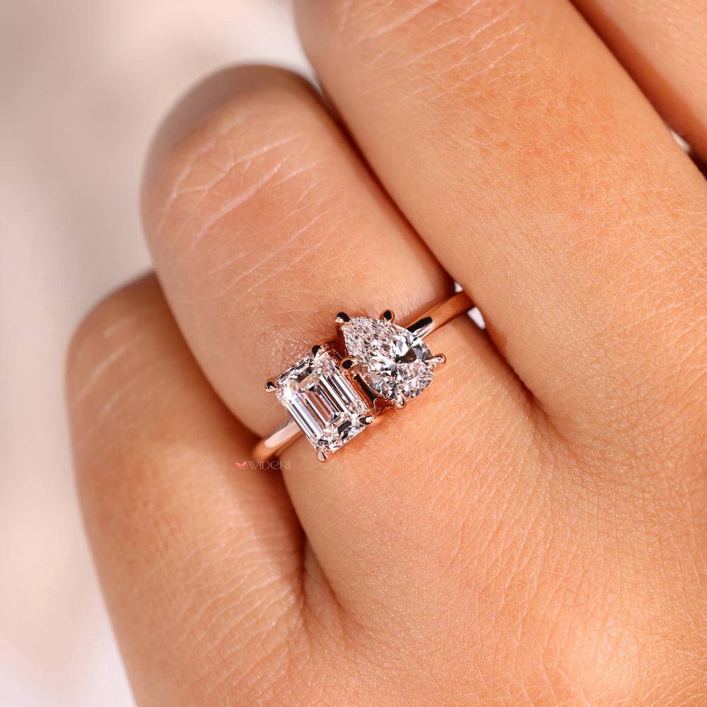 Stunning pear cut engagement ring showcasing brilliance and elegance for your big day
