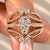 Coffin cut diamond engagement ring with wedding band.
