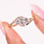 East west marquise diamond engagement ring.
