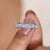 Half eternity band with sparkling lab grown diamonds.
