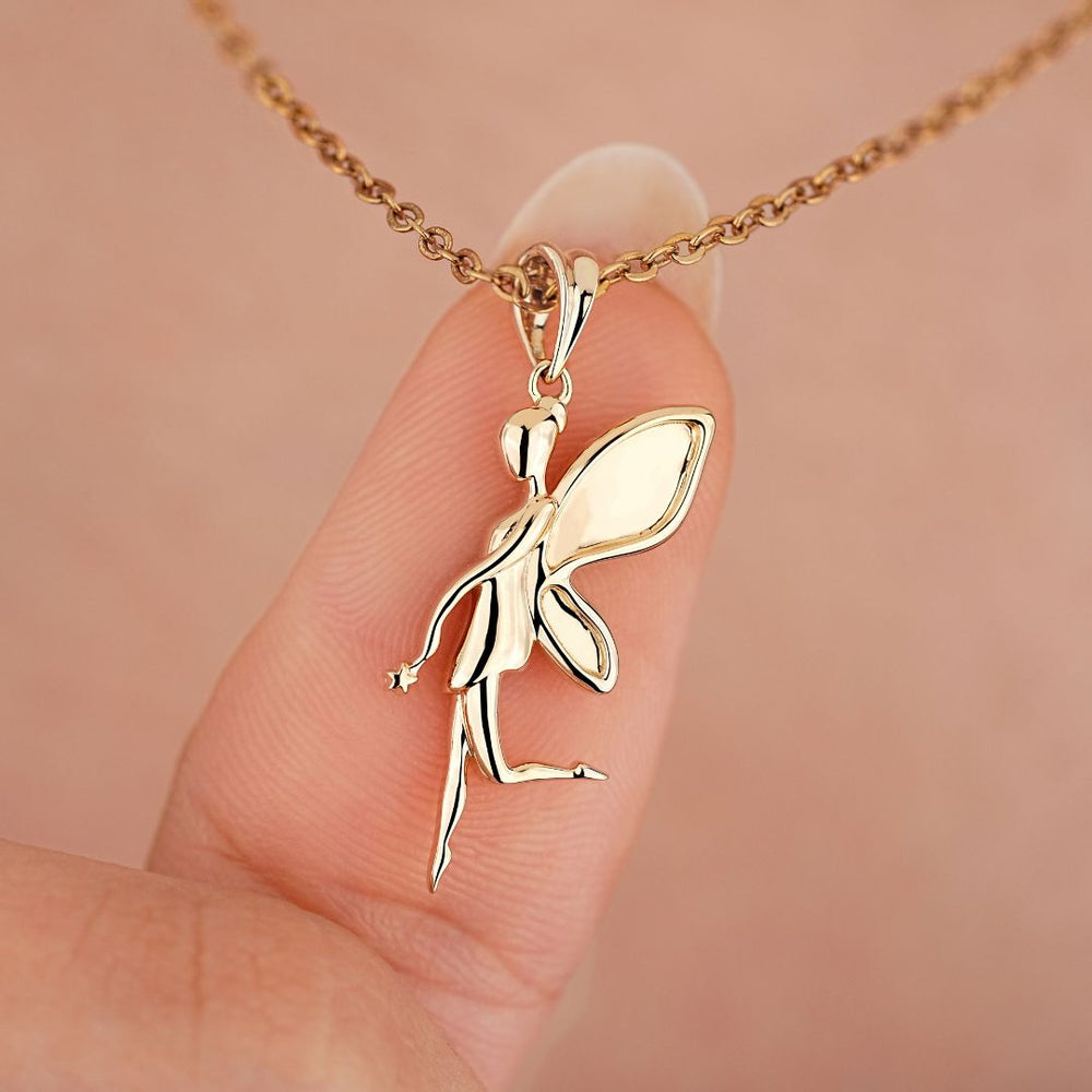 Fairy Pendant in Figural Design with Single Bail Style
