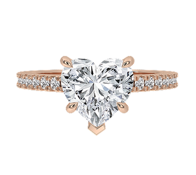 Pavé Lab Grown Diamond Rings