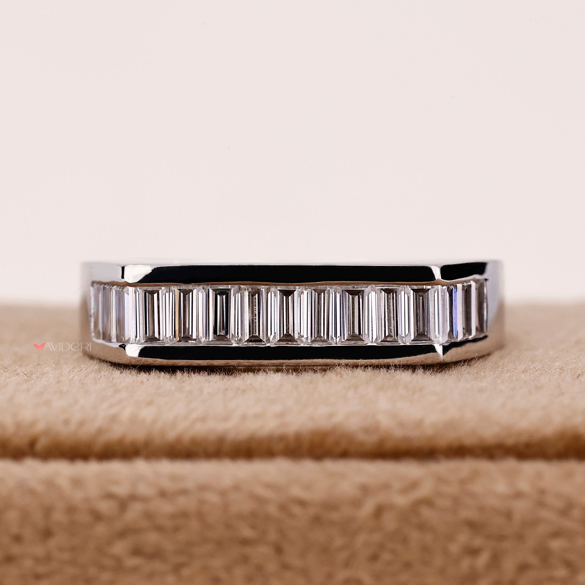 Mens Signet Wedding Band featuring a bold and stylish design that stands out as a timeless piece.
