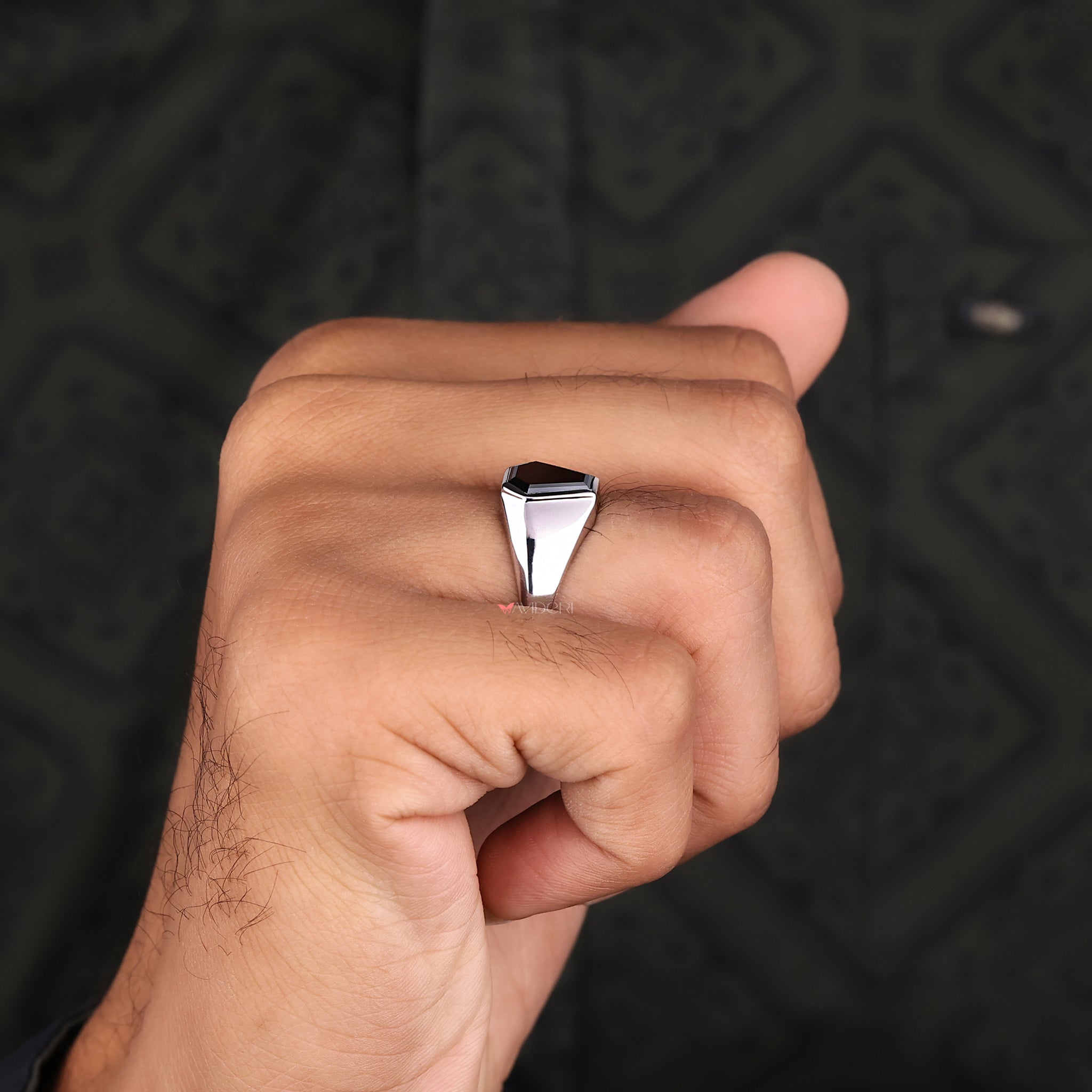 Stunning mens engagement rings, including moissanite mans ring designs.