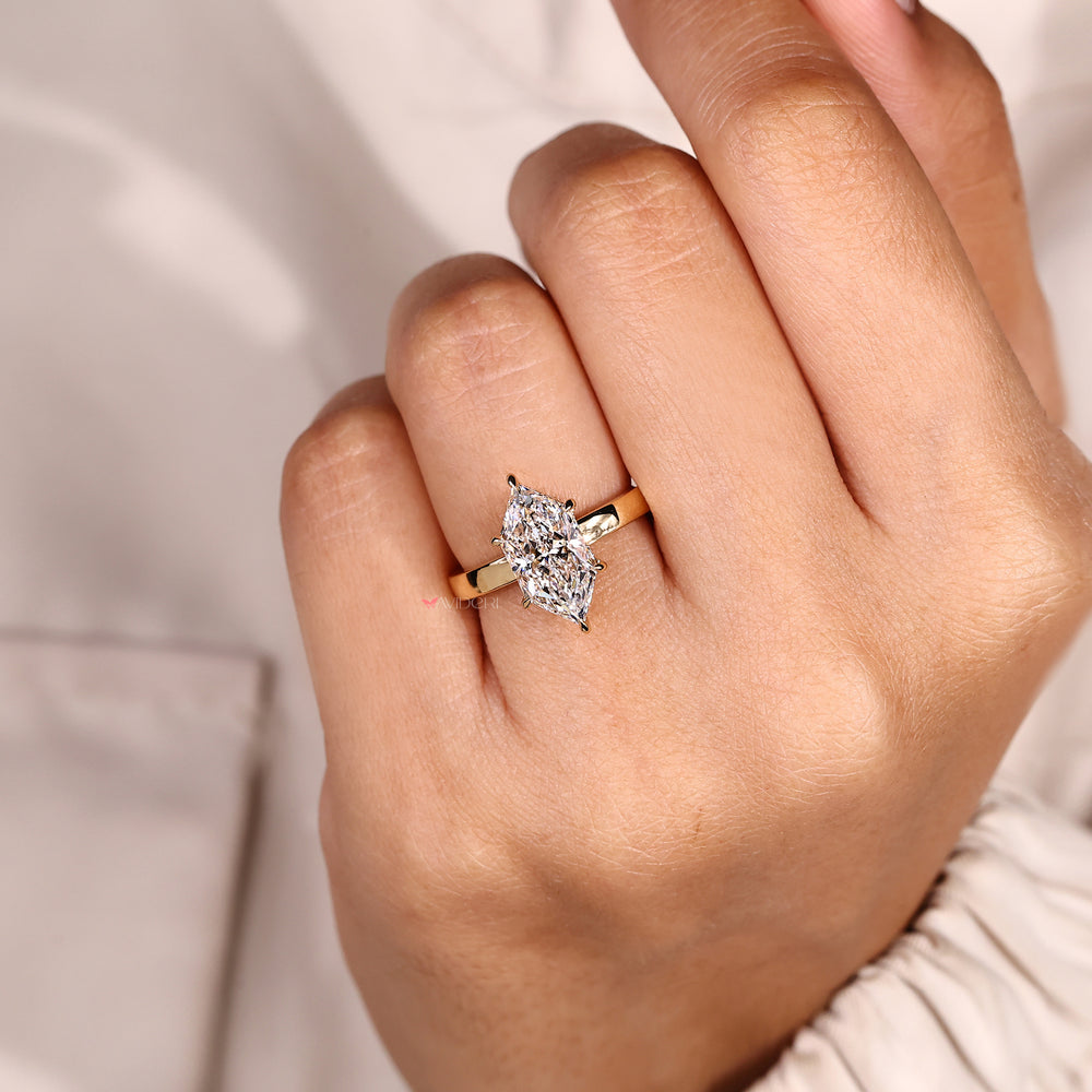 IGI certified marquise diamond ring by Avideri.