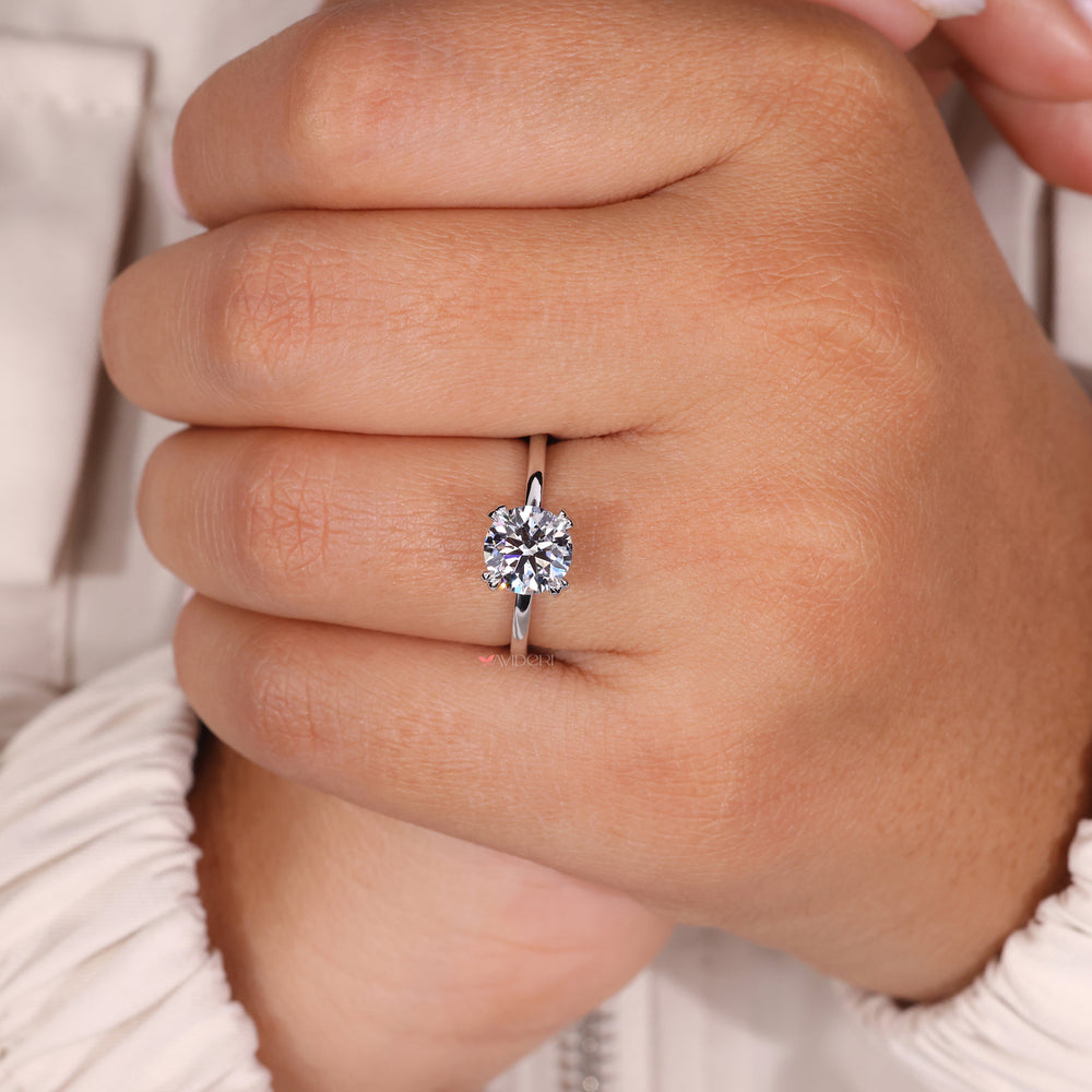 Lab Grown Diamond igi certified handmade ring
