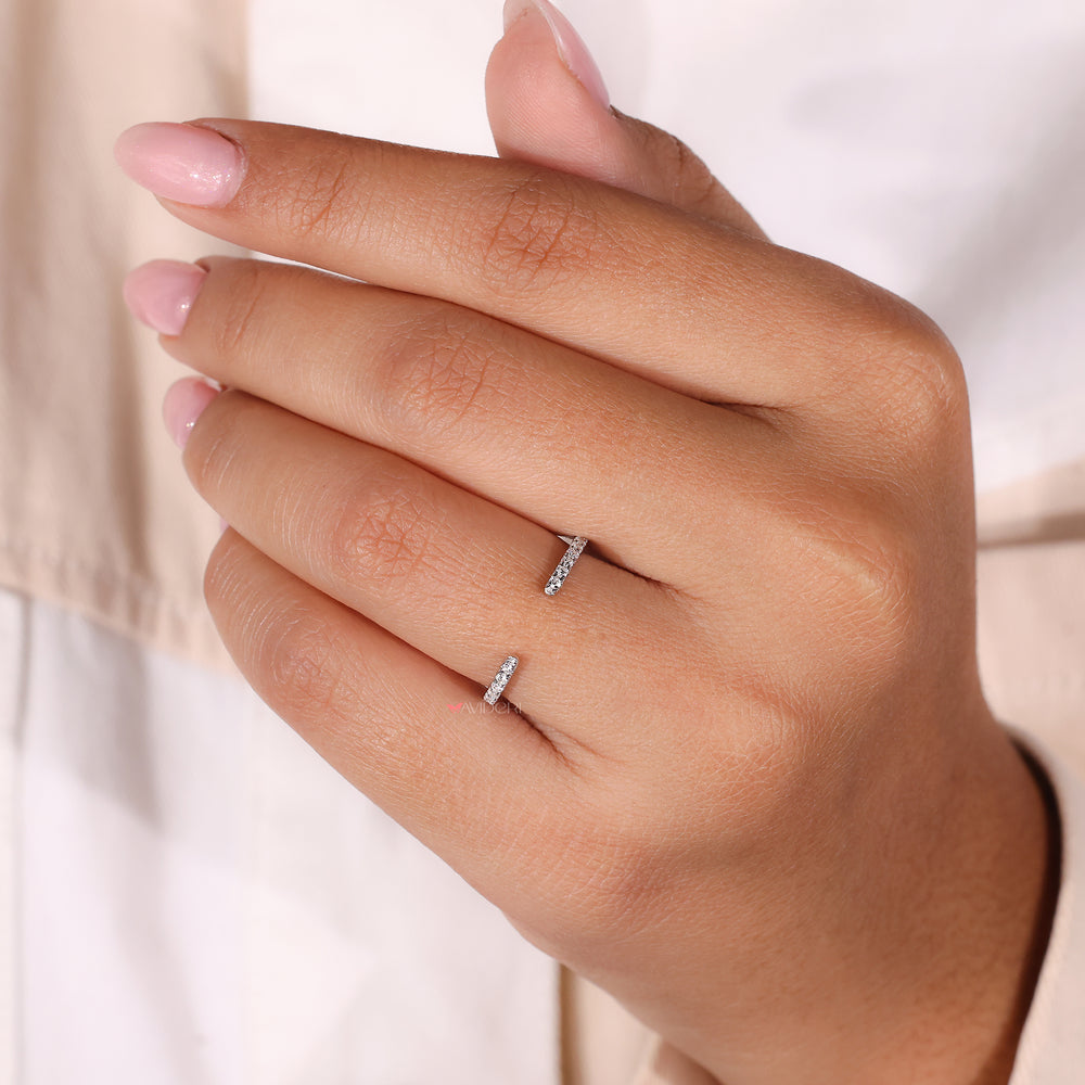 Handmade jewelry featuring a unique wedding band.