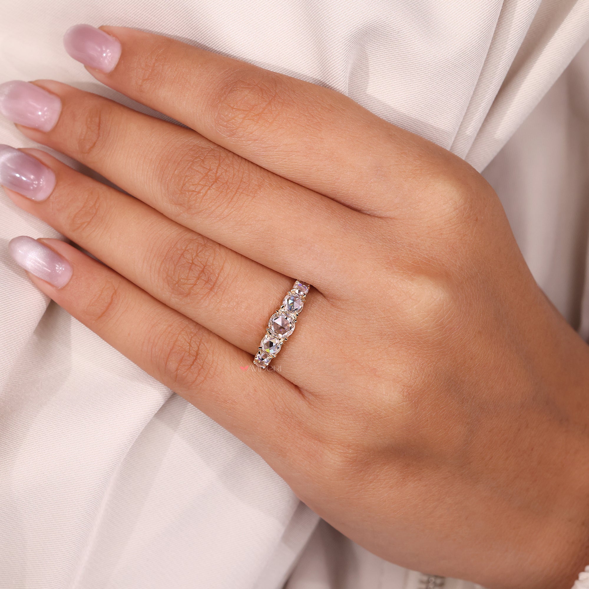 Yellow gold ring adds glow to any wedding style.
