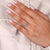 handmade jewelry featuring marquise and round lab grown diamonds.