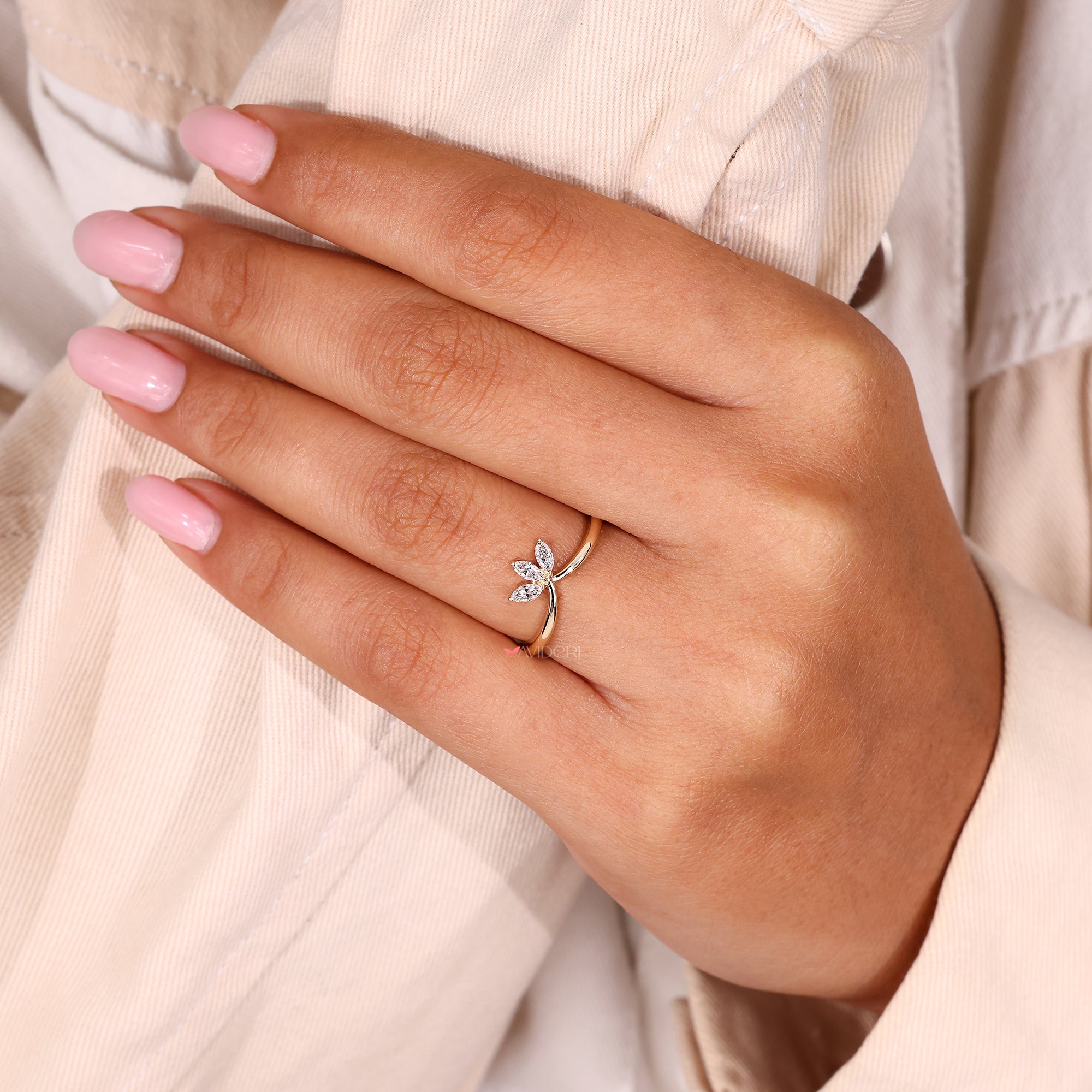 Lab-grown diamond wedding band available to buy online.