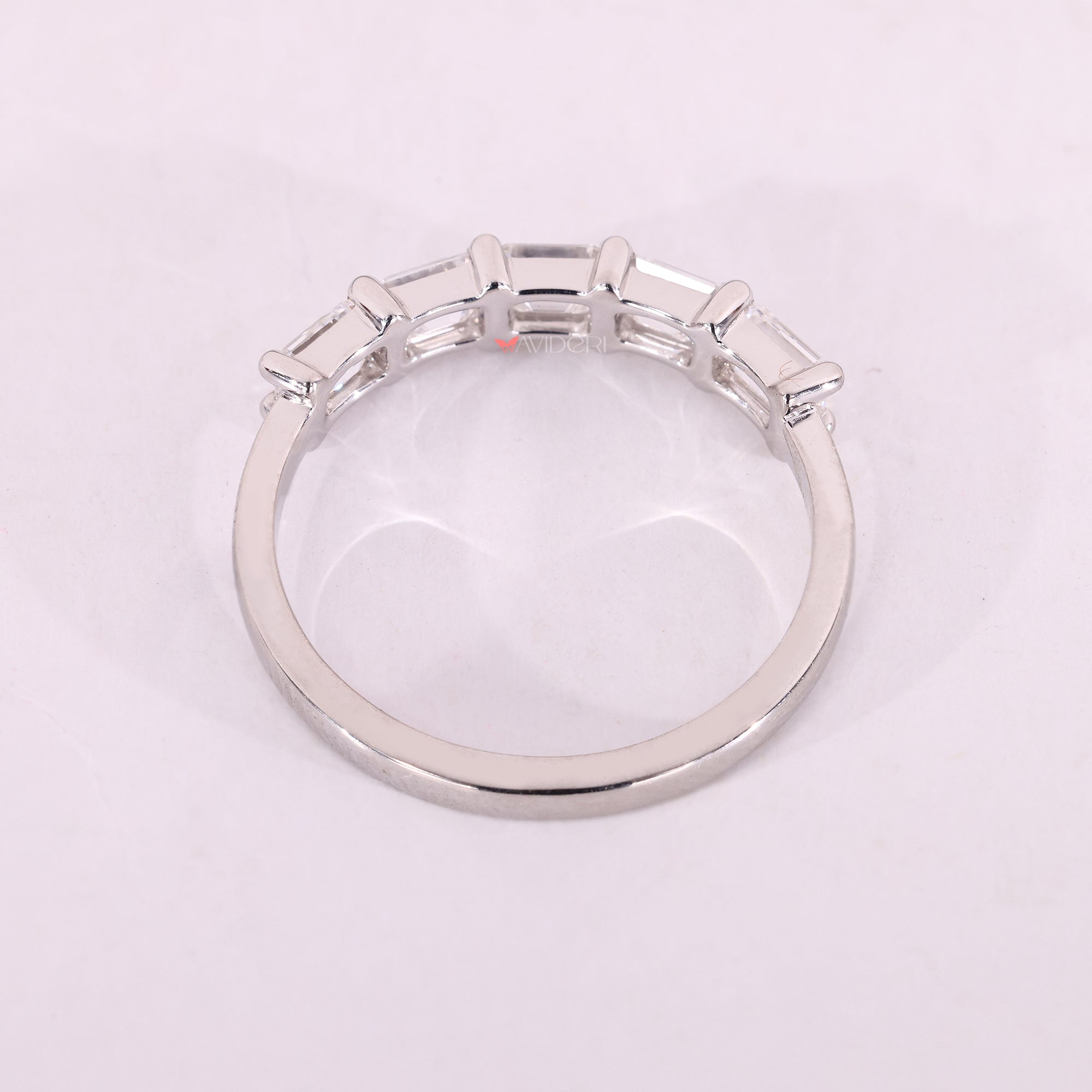 White gold band perfect for daily wear or special days.