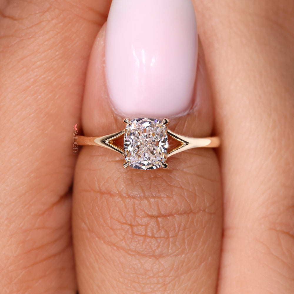 handmade jewelry avideri ring cushion cut engagement ring
