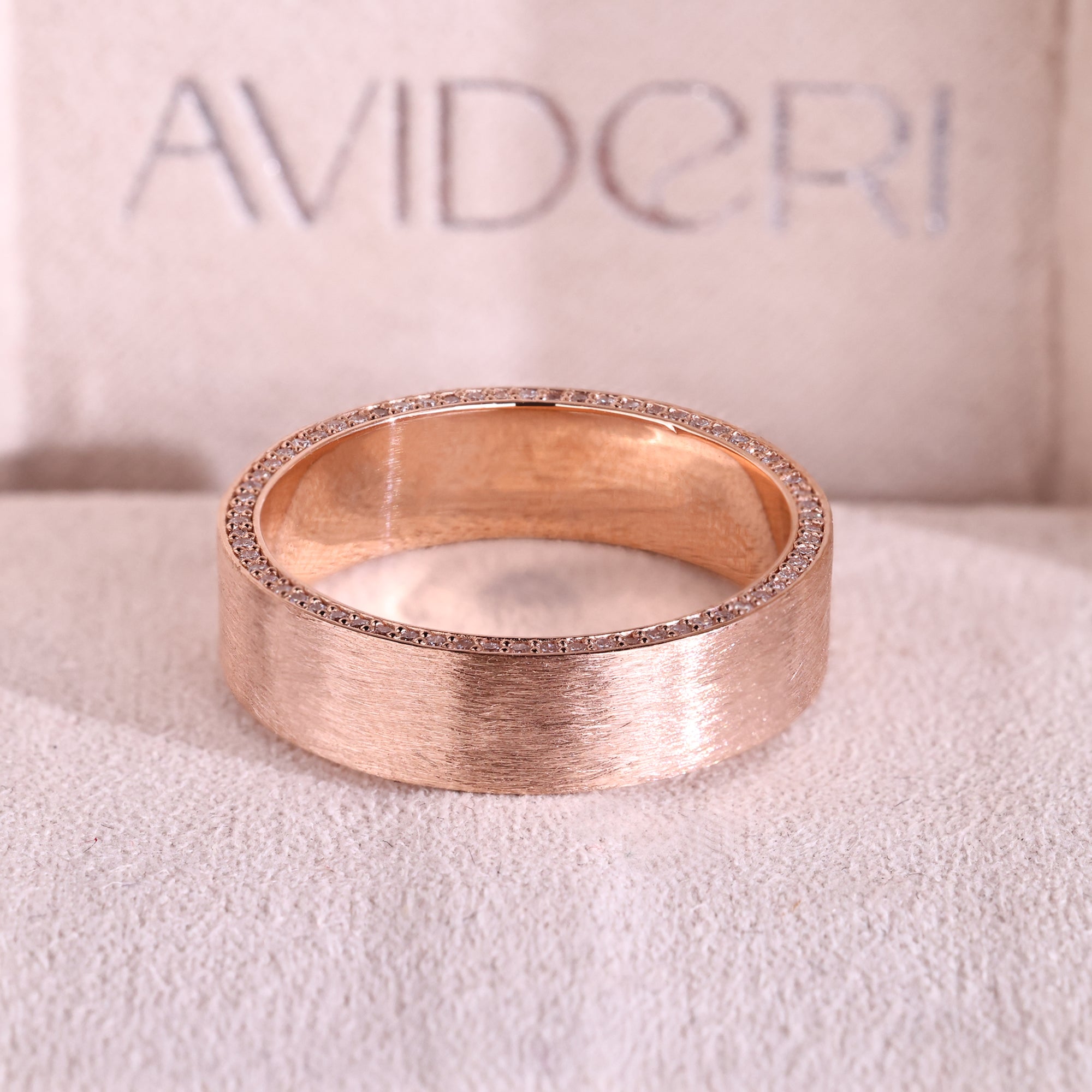 Handmade band in handmade jewelry design.