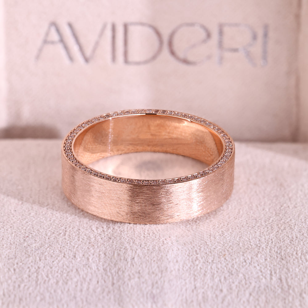Handmade band in handmade jewelry design.